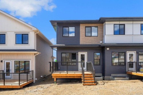 7 Heritage Heath, Cochrane, AB - Outdoor With Deck Patio Veranda