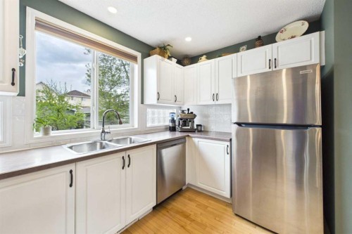 67 Prestwick Crescent Se, Calgary, AB - Indoor Photo Showing Kitchen With Double Sink
