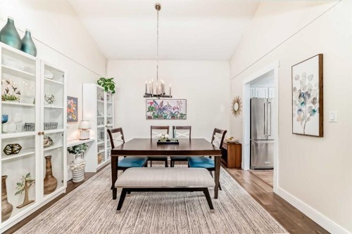 401-3719B 49 Street Nw, Calgary, AB - Indoor Photo Showing Dining Room
