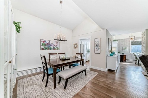 401-3719B 49 Street Nw, Calgary, AB - Indoor Photo Showing Dining Room