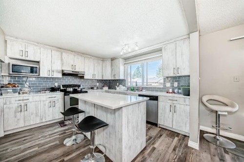 28 Rundlelawn Place Ne, Calgary, AB - Indoor Photo Showing Kitchen With Upgraded Kitchen