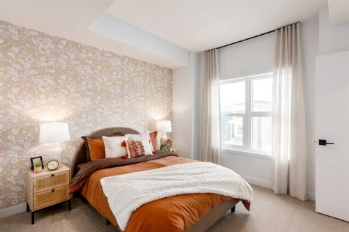 1506 Rangeview Drive Se, Calgary, AB - Indoor Photo Showing Bedroom