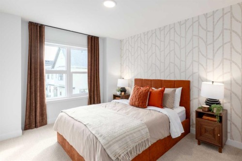 1506 Rangeview Drive Se, Calgary, AB - Indoor Photo Showing Bedroom