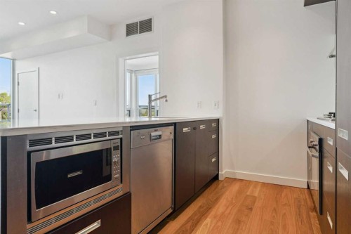 302-2505 17 Avenue Sw, Calgary, AB - Indoor Photo Showing Kitchen