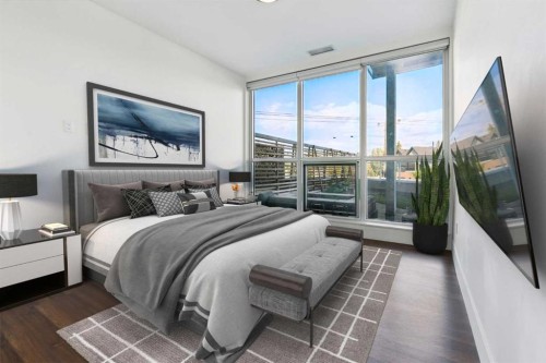 302-2505 17 Avenue Sw, Calgary, AB - Indoor Photo Showing Bedroom