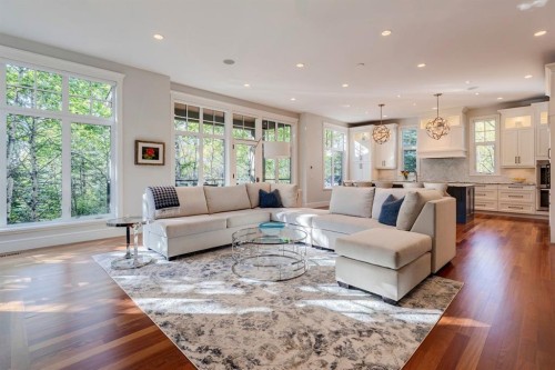 124 Posthill Drive Sw, Calgary, AB - Indoor Photo Showing Living Room