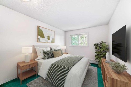 3301-393 Patterson Hill Sw, Calgary, AB - Indoor Photo Showing Bedroom