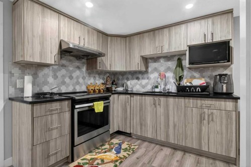 23 Red Sky Manor, Calgary, AB - Indoor Photo Showing Kitchen With Upgraded Kitchen