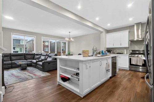 23 Red Sky Manor, Calgary, AB - Indoor Photo Showing Kitchen With Upgraded Kitchen
