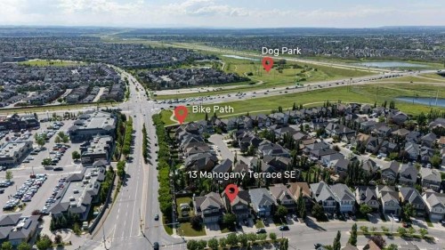 13 Mahogany Terrace Se, Calgary, AB - Outdoor With View