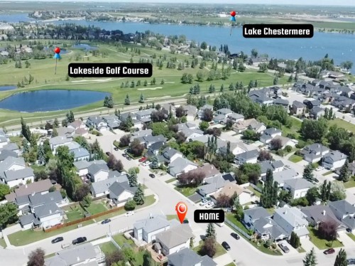 251 Lakeview Cove, Chestermere, AB - Outdoor With Body Of Water With View