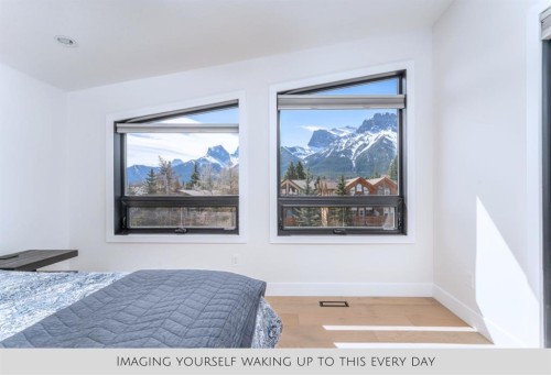 1-826 7Th Street, Canmore, AB - Indoor Photo Showing Bedroom