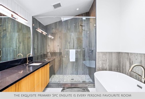 1-826 7Th Street, Canmore, AB - Indoor Photo Showing Bathroom