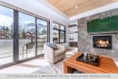 1-826 7Th Street, Canmore, AB  - Indoor Photo Showing Living Room With Fireplace 