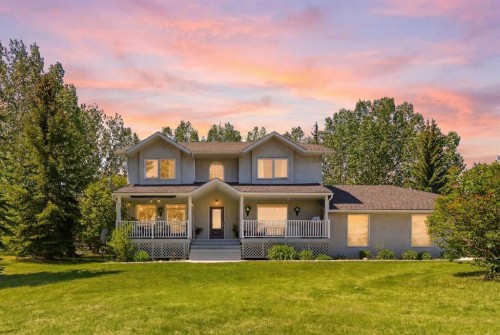 245249 Range Road 31A, Rural Rocky View County, AB - Outdoor With Deck Patio Veranda With Facade