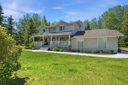 245249 Range Road 31A, Rural Rocky View County, AB - Outdoor With Deck Patio Veranda With Facade