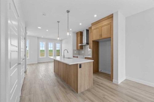 2112 152 Avenue Nw, Calgary, AB - Indoor Photo Showing Kitchen With Upgraded Kitchen