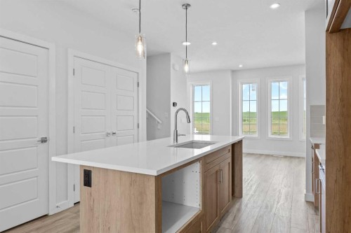 2112 152 Avenue Nw, Calgary, AB - Indoor Photo Showing Kitchen With Upgraded Kitchen