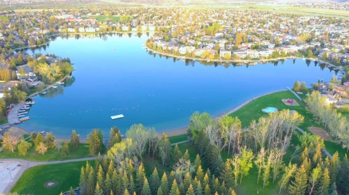 60 Sunmeadows Court Se, Calgary, AB - Outdoor With Body Of Water With View