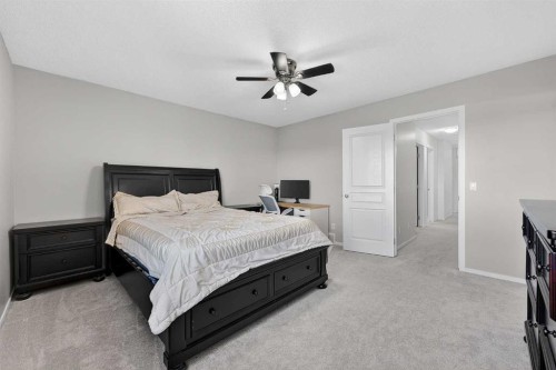 52 Reunion Close Nw, Airdrie, AB - Indoor Photo Showing Bedroom