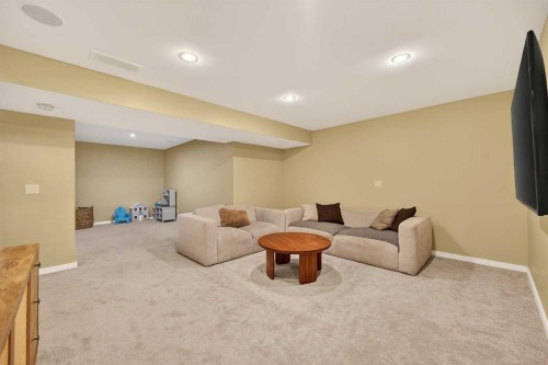 52 Reunion Close Nw, Airdrie, AB - Indoor Photo Showing Basement