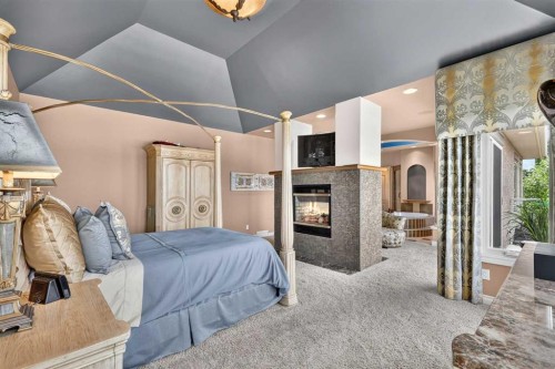 128 Heritage Lake Drive, Heritage Pointe, AB - Indoor Photo Showing Bedroom