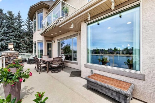 128 Heritage Lake Drive, Heritage Pointe, AB - Outdoor With Body Of Water With Balcony With Deck Patio Veranda