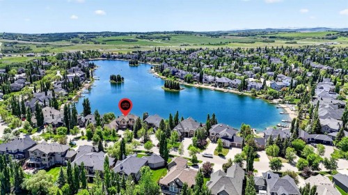 128 Heritage Lake Drive, Heritage Pointe, AB - Outdoor With Body Of Water With View
