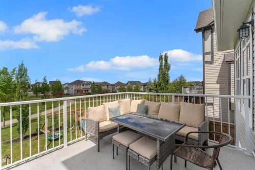 347 Hillcrest Heights Sw, Airdrie, AB - Outdoor With Deck Patio Veranda With Exterior