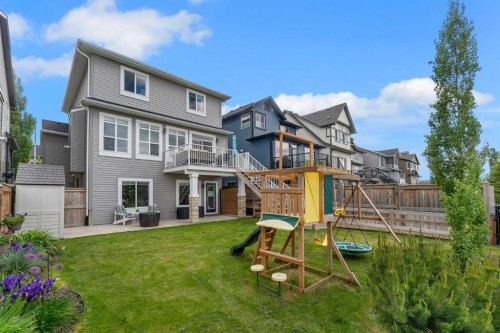 347 Hillcrest Heights Sw, Airdrie, AB - Outdoor With Deck Patio Veranda