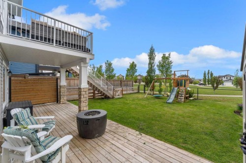 347 Hillcrest Heights Sw, Airdrie, AB - Outdoor With Deck Patio Veranda