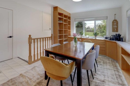 3419 Morley Trail Nw, Calgary, AB - Indoor Photo Showing Dining Room
