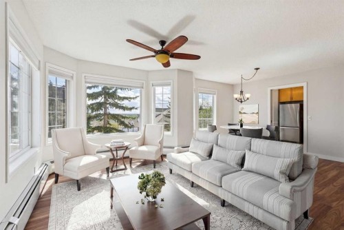 1213-1213 Sienna Park Green Sw, Calgary, AB - Indoor Photo Showing Living Room