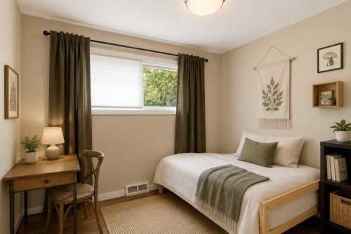 1211 Rosehill Drive Nw, Calgary, AB - Indoor Photo Showing Bedroom