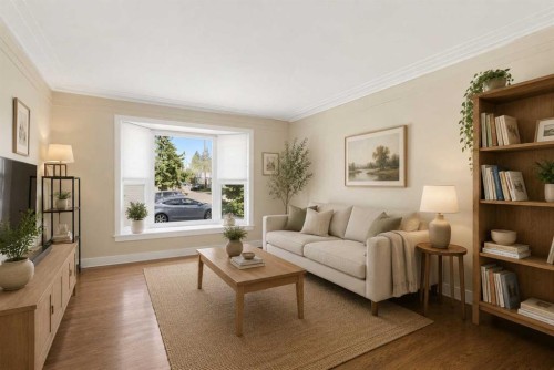 1211 Rosehill Drive Nw, Calgary, AB - Indoor Photo Showing Living Room