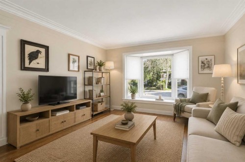 1211 Rosehill Drive Nw, Calgary, AB - Indoor Photo Showing Living Room
