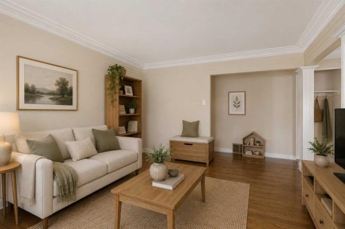1211 Rosehill Drive Nw, Calgary, AB - Indoor Photo Showing Living Room