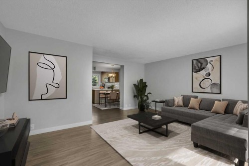 13-7205 4 Street Ne, Calgary, AB - Indoor Photo Showing Living Room