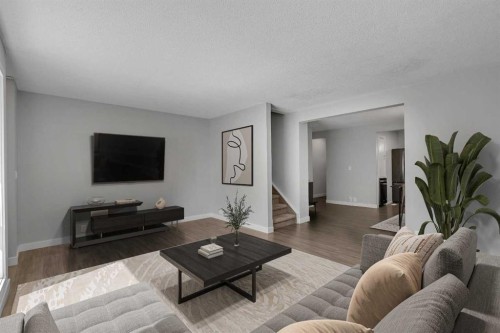 13-7205 4 Street Ne, Calgary, AB - Indoor Photo Showing Living Room