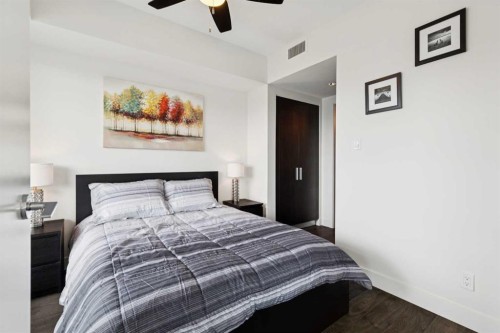 3407-1122 3 Street Se, Calgary, AB - Indoor Photo Showing Bedroom