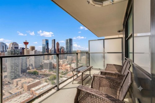 3407-1122 3 Street Se, Calgary, AB - Outdoor With Balcony With Exterior