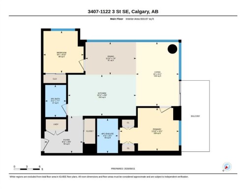 3407-1122 3 Street Se, Calgary, AB - Other