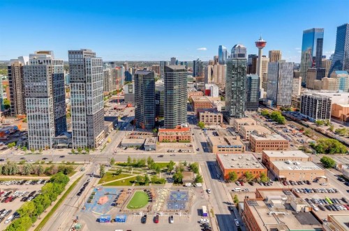 3407-1122 3 Street Se, Calgary, AB - Outdoor With View