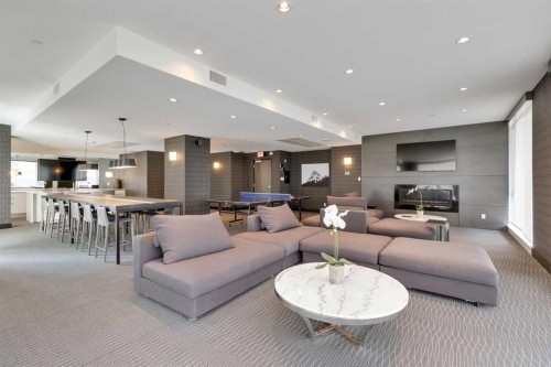 3407-1122 3 Street Se, Calgary, AB - Indoor Photo Showing Living Room