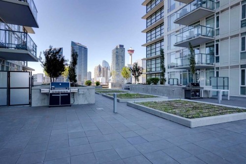 3407-1122 3 Street Se, Calgary, AB - Outdoor With Balcony