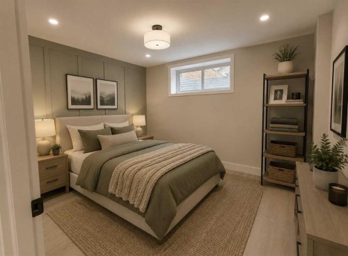 20 Wolf Creek Street Se, Calgary, AB - Indoor Photo Showing Bedroom