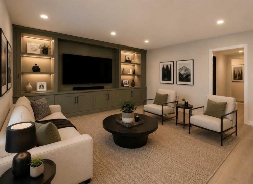 20 Wolf Creek Street Se, Calgary, AB - Indoor Photo Showing Living Room