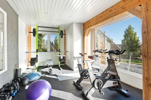 366 Patterson Boulevard Sw, Calgary, AB - Indoor Photo Showing Gym Room