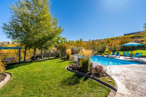 366 Patterson Boulevard Sw, Calgary, AB - Outdoor With In Ground Pool