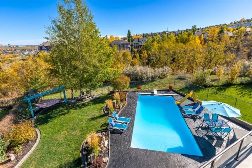 366 Patterson Boulevard Sw, Calgary, AB - Outdoor With In Ground Pool